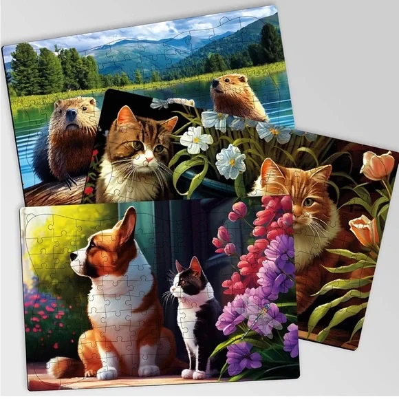NIB Quokka Dementia Jigsaw Puzzles
Set of 3,Alzheimer's Aide,Lg Pcs,Animals - Picture 6 of 8
